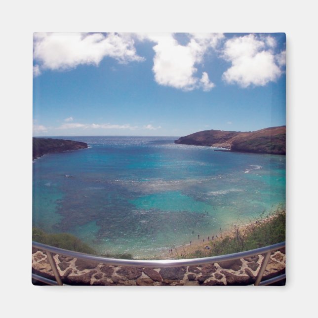 Aloha Hanauma-öarna Magnet (Framsidan)