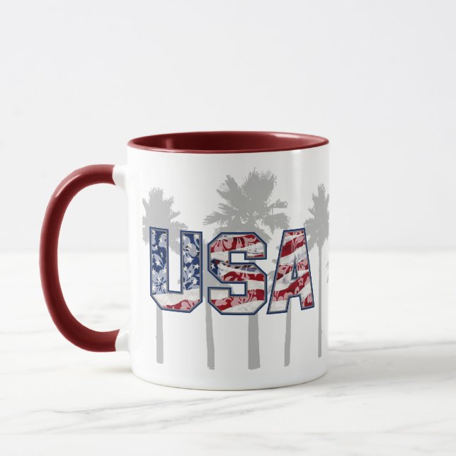 Aloha Handflatan USA Mugg (Vänster)