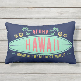 Aloha hawaianska surfaredekorativ kudde