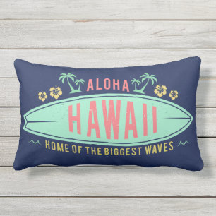Aloha hawaianska surfaredekorativ kudde