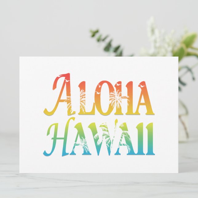 Aloha Hawaii (Stående Fram)