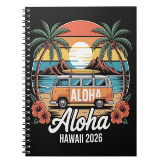 Aloha Hawaii 2026 Anteckningsbok