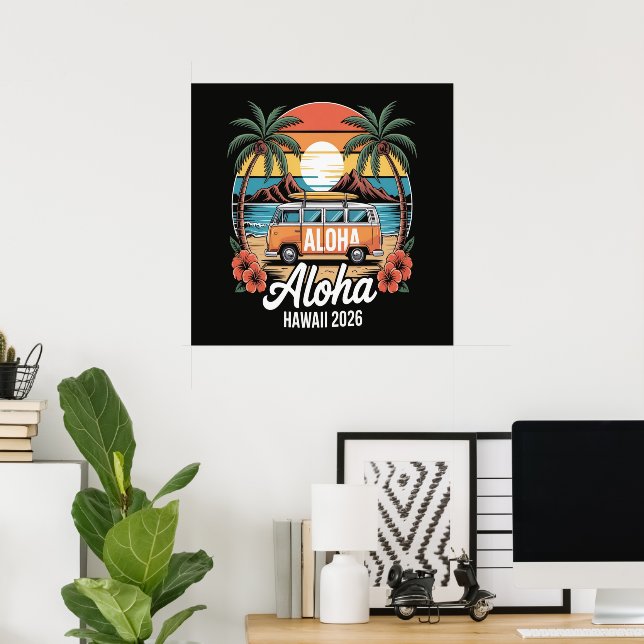 Aloha Hawaii 2026 Poster (Hemmakontoret)