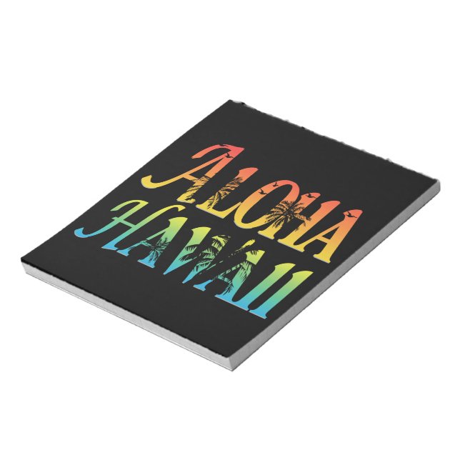 Aloha Hawaii Anteckningsblock (Roterad)