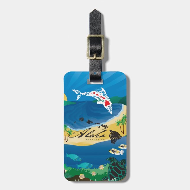 Aloha Hawaii Bagagebricka (Vertikal Framsida)
