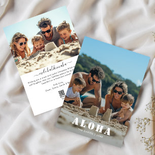 Aloha Hawaii Beach jul Photo Mele Kalikimaka Julkort