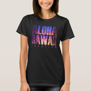 Aloha Hawaii Beach Summer Vacation Matching Family T Shirt