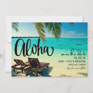 Aloha Hawaii Beach Wedding Datumet Spara Datumet