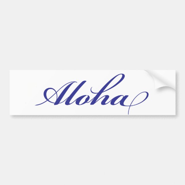 Aloha Hawaii Bildekal (Framsidan)