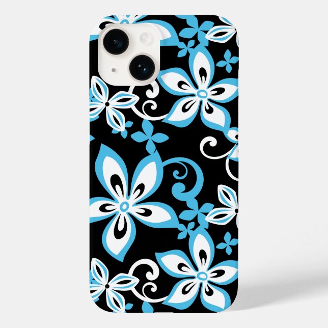 ALOHA HAWAII (BLACK/BLUE) Fodral-Mate iphone case (Baksida)