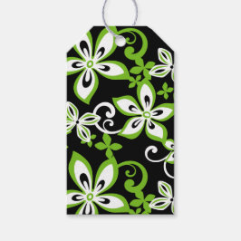 ALOHA HAWAII (BLACK/LIME) GIFT-MÄRKRE PRESENTETIKETT