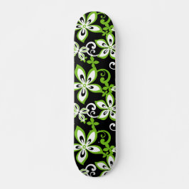 ALOHA HAWAII (BLACK/LIME) MINI SKATEBOARD BRÄDA 18,5 CM
