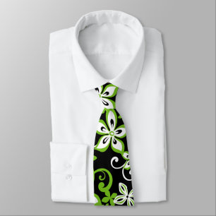 ALOHA HAWAII (BLACK/LIME) SLIPS