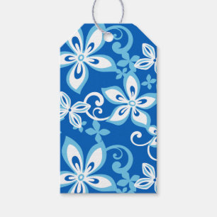 ALOHA HAWAII (BLUE x 2)) GIFT-MÄRKRE Presentetikett