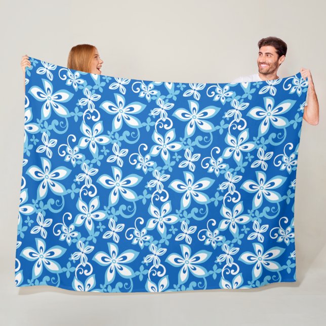 ALOHA HAWAII (BLUES) Fleece Blanket (På plats)