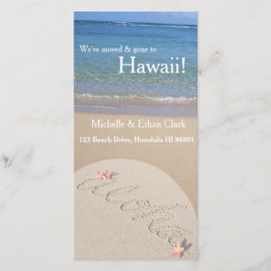 Aloha Hawaii Byte av fotokort för Anpassningsbar i Meddelande