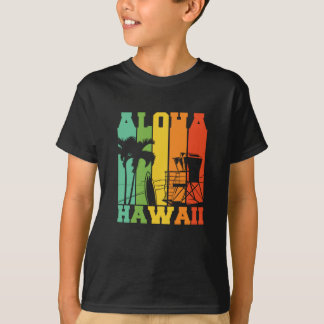 ALOHA HAWAII COLORFUL RETRO T SHIRT