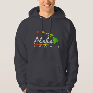 ALOHA Hawaii (den bekymrade designen) Hoodie