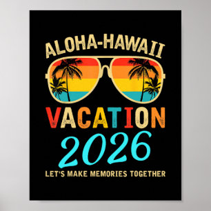 Aloha Hawaii Familjesemester 2026 Skapar Minnen Va Poster