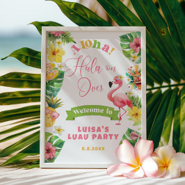 Aloha Hawaii födelsedagsfest välkommen Poster