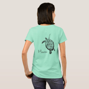 Aloha Hawaii grön havssköldpadda T-shirt