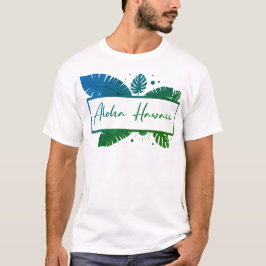 Aloha Hawaii Grönt T Shirt