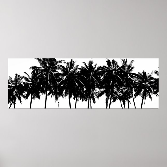 Aloha Hawaii Handflatan Träd Tropikernas Travel Poster (Framsidan)