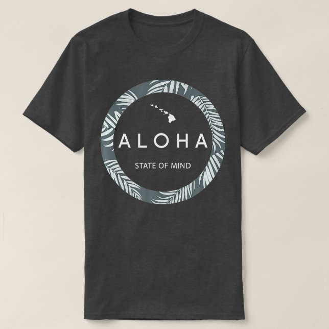 Aloha Hawaii Handflatan TreeKänn Aloha Hawaiian Sp T Shirt (Design framsida)