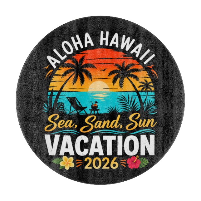 Aloha Hawaii Havssand Sol 2026 (Framsidan)