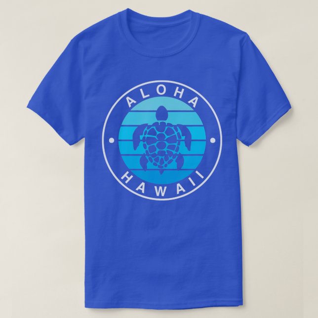 Aloha Hawaii Hawaii HI Island Sea Turtle Ocean B T Shirt (Design framsida)
