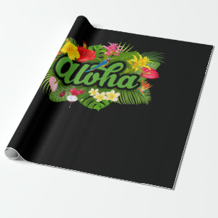 Aloha Hawaii Hawaiian Island Presentpapper