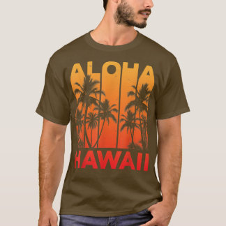 Aloha Hawaii Hawaiian Island TVintage 1980-talet T Shirt