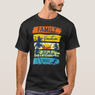 Aloha Hawaii Hawaiian Vacation 2022 Matching Famil T Shirt
