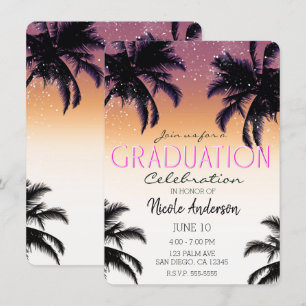 Aloha Hawaii Hawaiisk Ögraduationsfest Inbjudningar