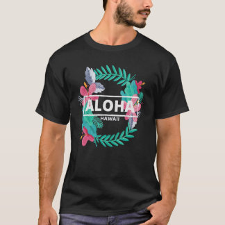 Aloha Hawaii Hibiscus Flowers Aestesidesign T Shirt