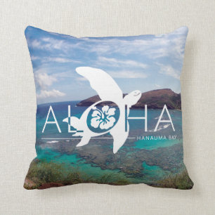 Aloha Hawaii Honu sköldpadda Kudde