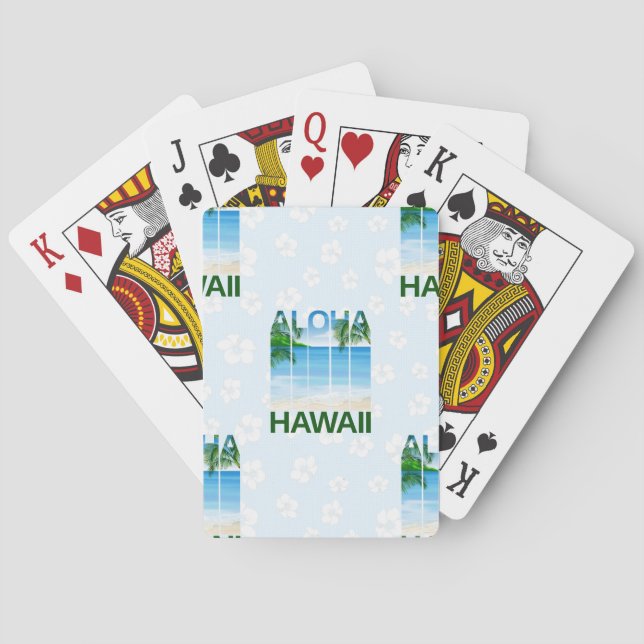 Aloha Hawaii Island Sommarbuss Casinokort (Baksidan)