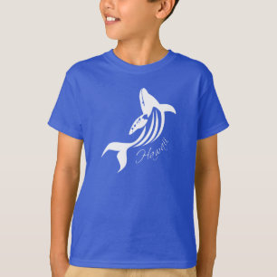 Aloha Hawaii Islands Whale T Shirt