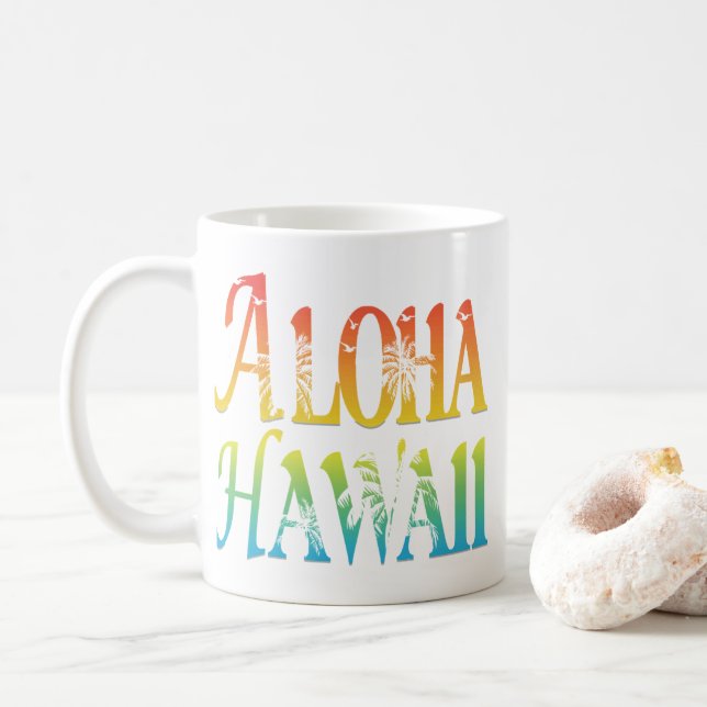 Aloha Hawaii Kaffemugg (Med munk)