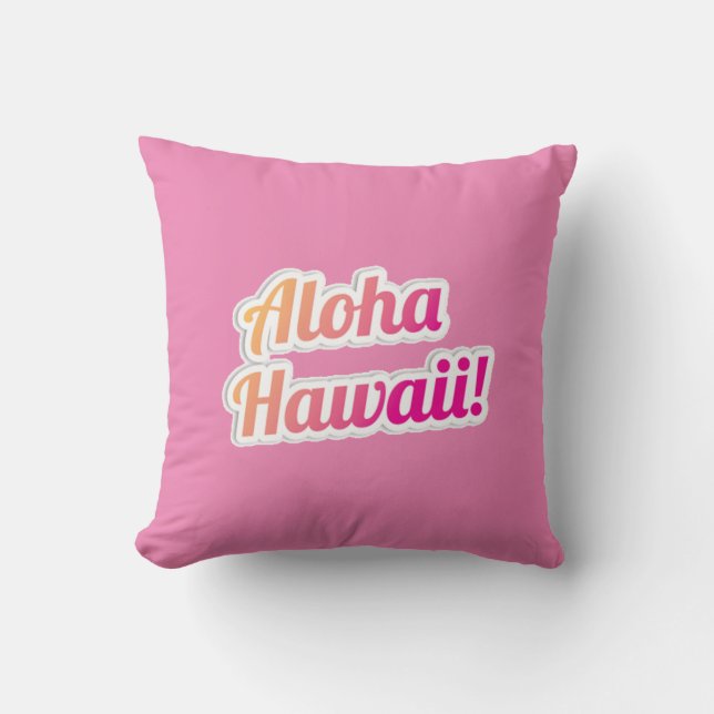 Aloha Hawaii Kudde (Framsida)