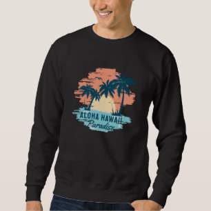 Aloha Hawaii Lång Ärmad Tröja