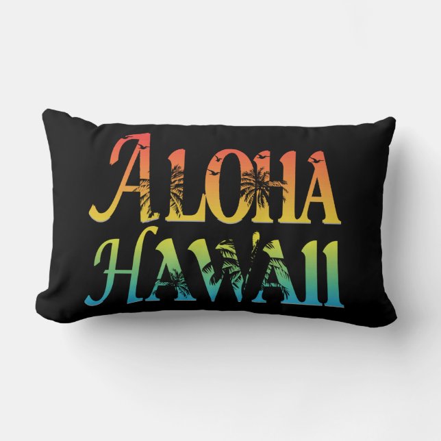 Aloha Hawaii Lumbarkudde (Framsida)