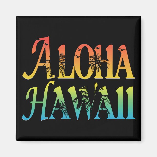 Aloha Hawaii Magnet (Framsidan)