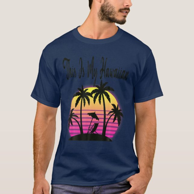 Aloha Hawaii Matching Hawaiian Outfit for Family T Shirt (Framsida)