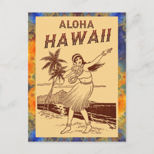 Aloha Hawaii! Meddelande Vykort