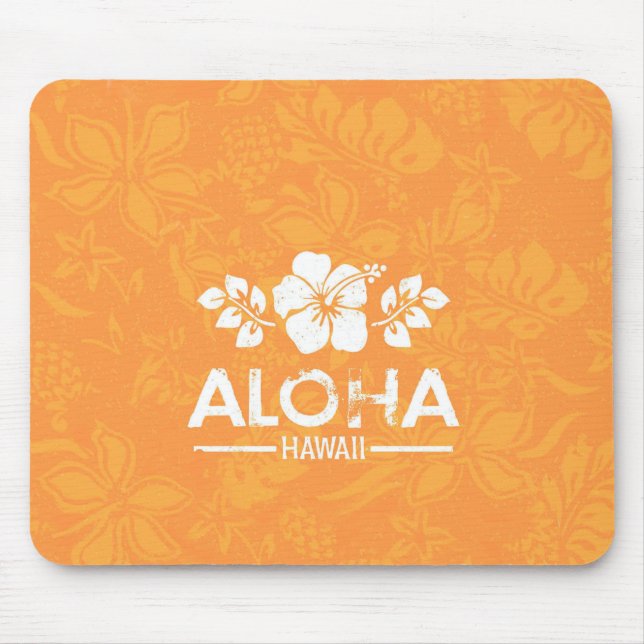 Aloha Hawaii Mouse Pad Musmatta (Framsidan)