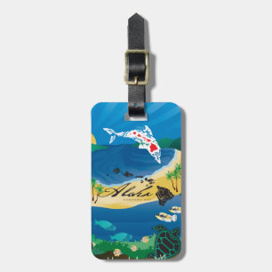 Aloha Hawaii öar Bagagebricka