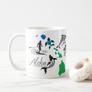 Aloha Hawaii öar Kaffemugg
