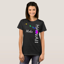 ALOHA - HAWAII-ÖARNA NEON RAINBOW T SHIRT