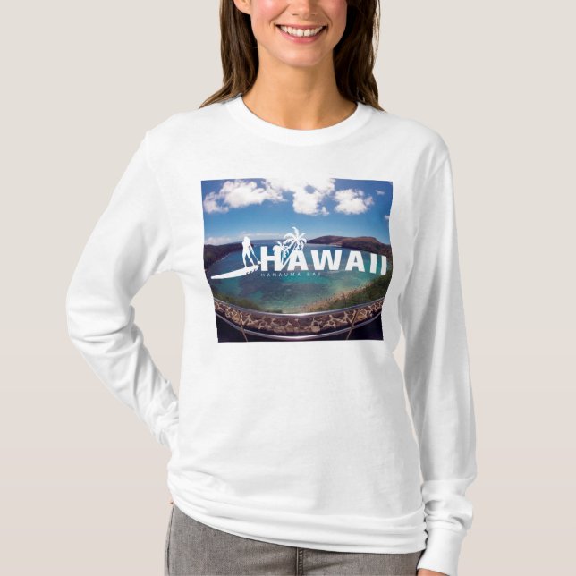 Aloha Hawaii-öarna står upp med Paddling T Shirt (Framsida)